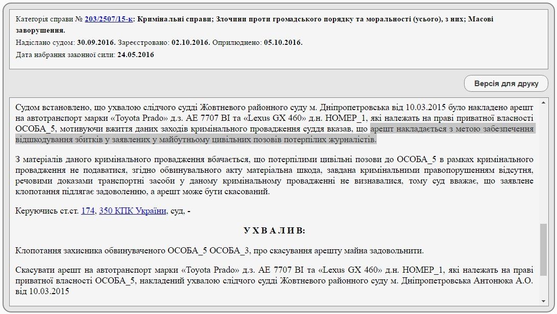 Разгон Майдана в Днепре: суд слушает свидетелей 2