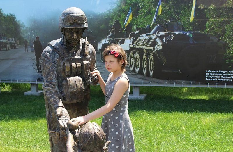 Отчет ОГА: дети и бойцы АТО 5