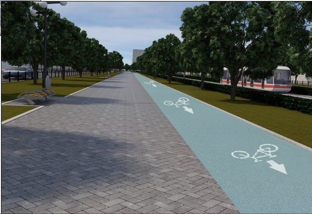 Кто и за сколько делал проект реконструкции пр. Яворницкого в Днепре 1