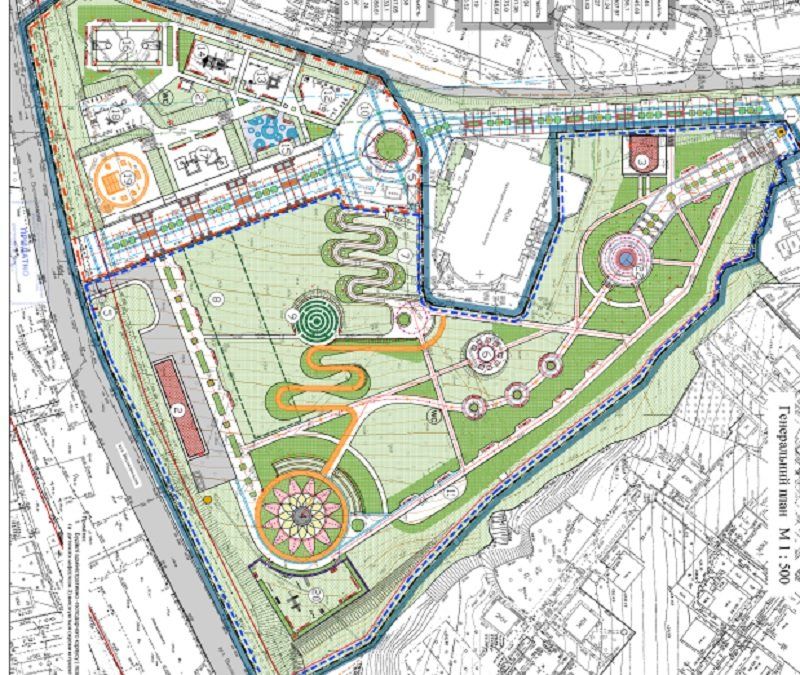 В Днепре приступают к реконструкции парка им. Володи Дубинина 5