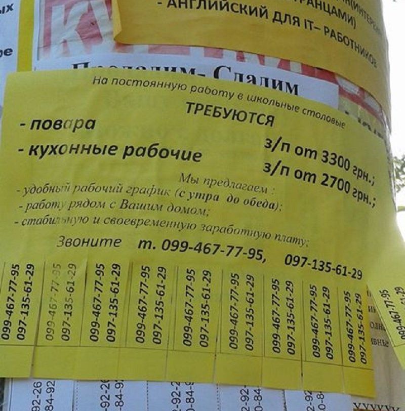 Как я устраивалась на работу в школьную столовую 1