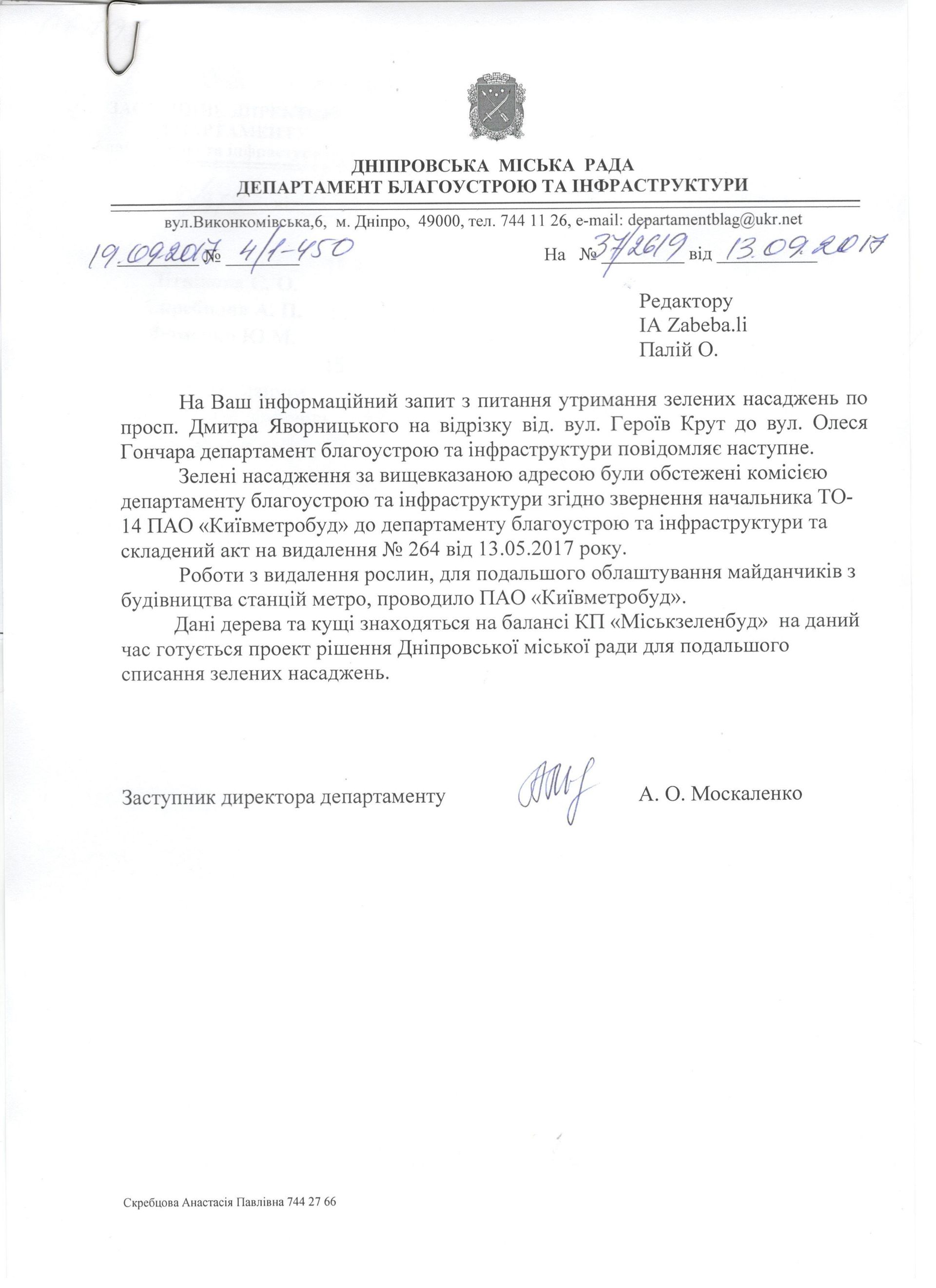 Центр Днепра «полысеет» из-за строительства метро 2