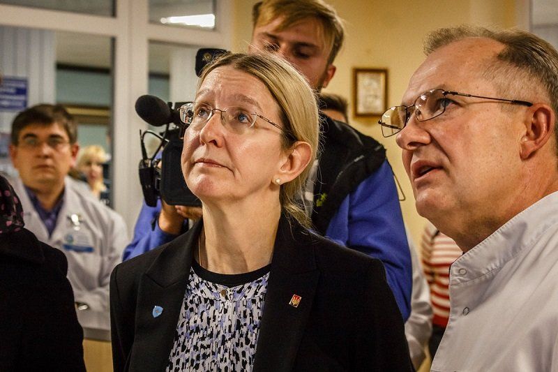 Ульяна Супрун в Днепре хвалила и обещала 1