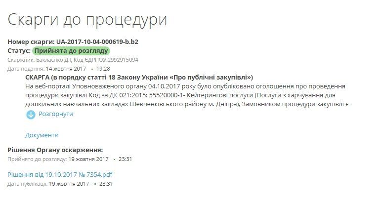 Кто блокирует тендеры на питание в садиках Днепра 2