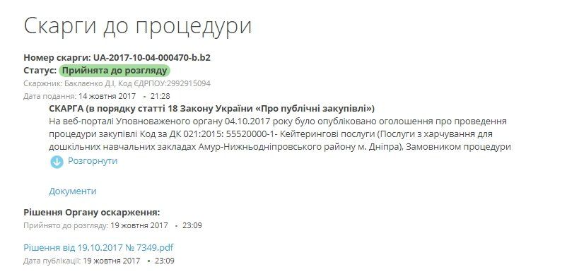Кто блокирует тендеры на питание в садиках Днепра 3