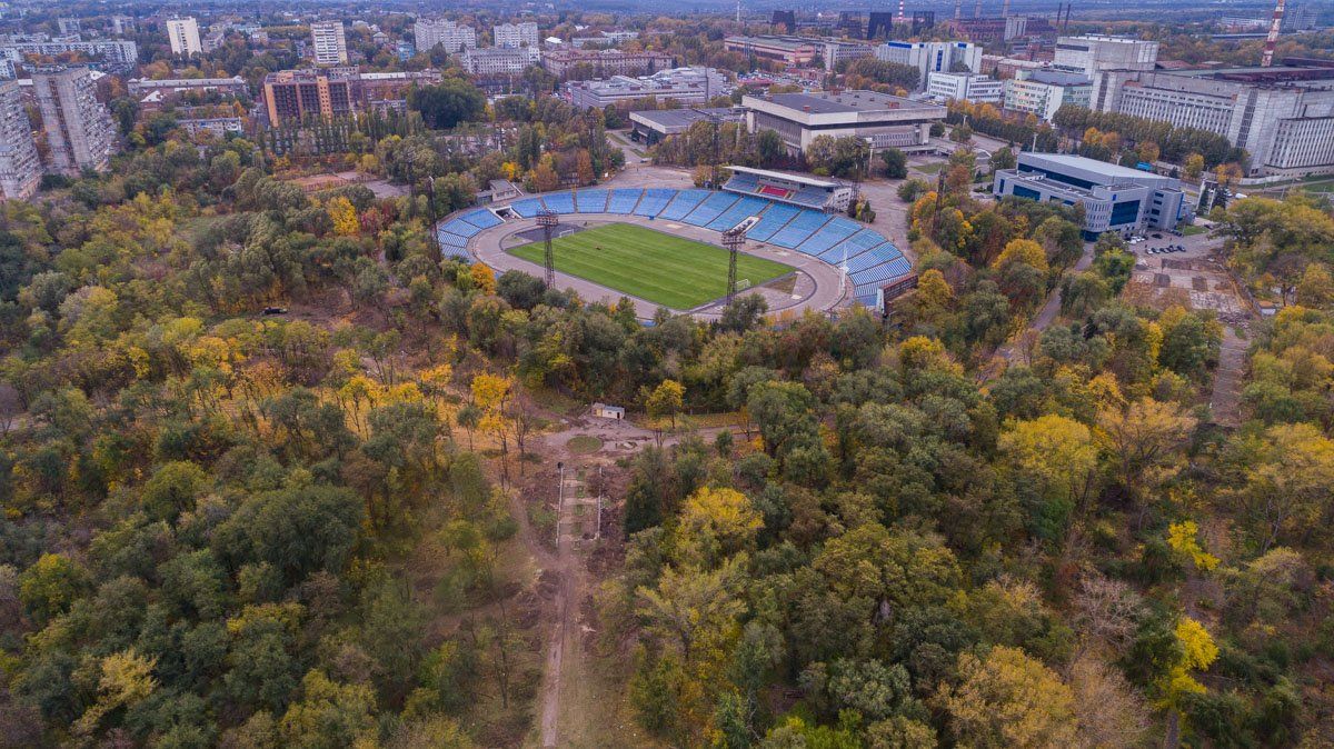 В Днепре взялись за реконструкцию парка «Зеленый гай» 7