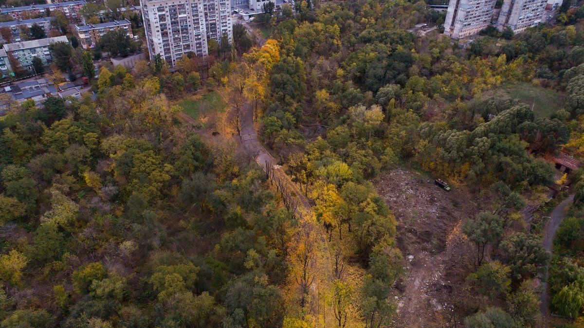 В Днепре взялись за реконструкцию парка «Зеленый гай» 9