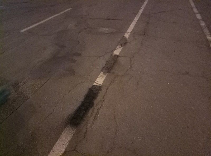 Директор КП Днепра испортил дорогу и обругал полицейских 1