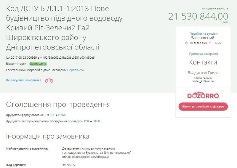 На Днепропетровщине со скандалом отменили миллионный тендер 1