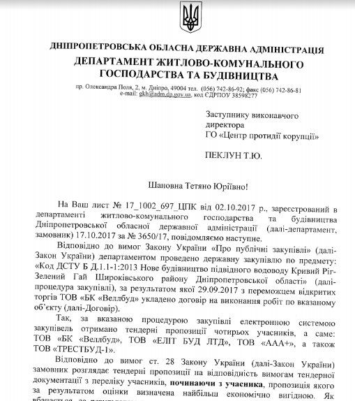 На Днепропетровщине со скандалом отменили миллионный тендер 5