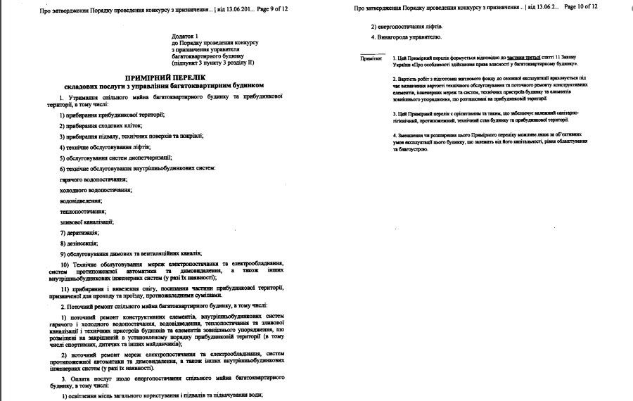 Из чего состоит тариф управляющей компании в Днепре 1