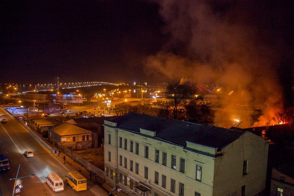 Пожар на Коцюбинского в Днепре: кому принадлежало здание 1