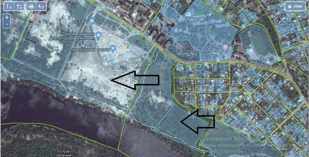 У фирмы из орбиты Царева забрали 6 га земли у Мануйловского пляжа в Днепре 2