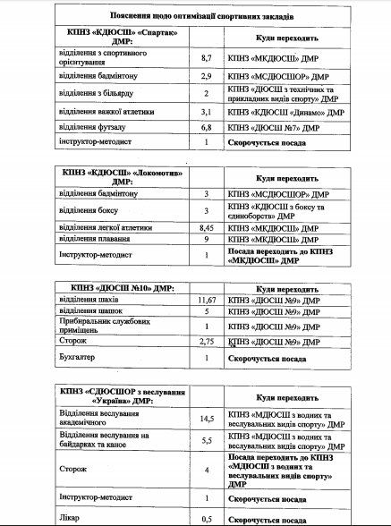Оптимизация ДЮСШ Днепра: кто останется за бортом 4