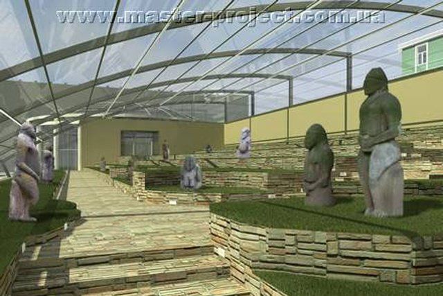 Лапидариум или НЛО на Соборной площади: как защитить каменных баб в Днепре 7