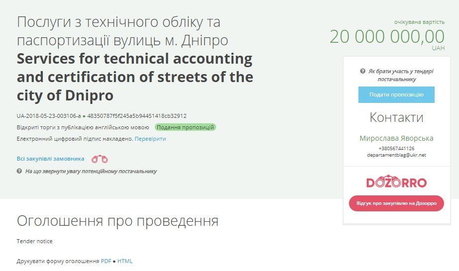 В Днепре улицы получат паспорта за 20 млн грн 1