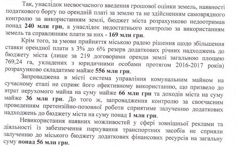 Аудит работы горсовета Днепра: доходы, парковки, реклама 1