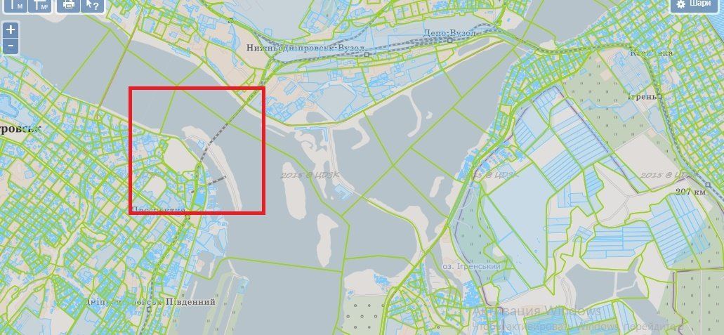 Песок пляжа на Монастырском острове в Днепре хотят передать с баланса на баланс 1