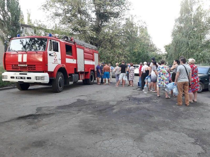 ГСЧС помогает обезвоженному Новомосковску