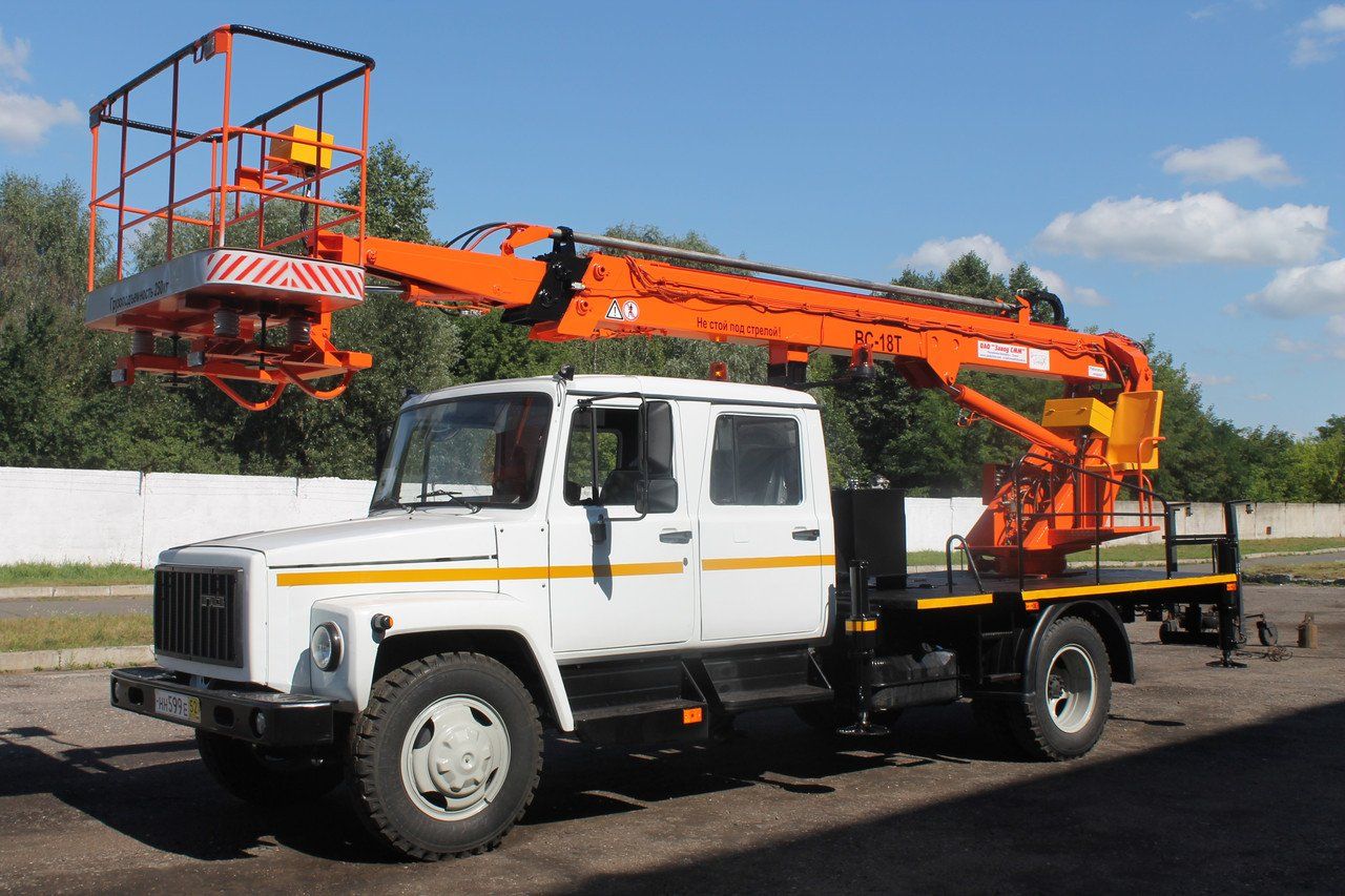 Автогидроподъемник ВС-18Т на шасси ГАЗ-С42ЮЗ
