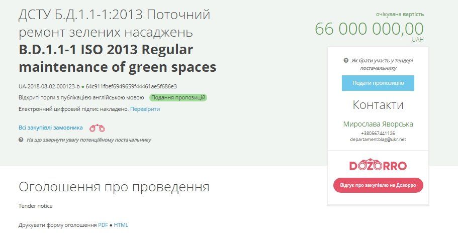 Что сделают с растениями Днепра за 179 млн грн 4