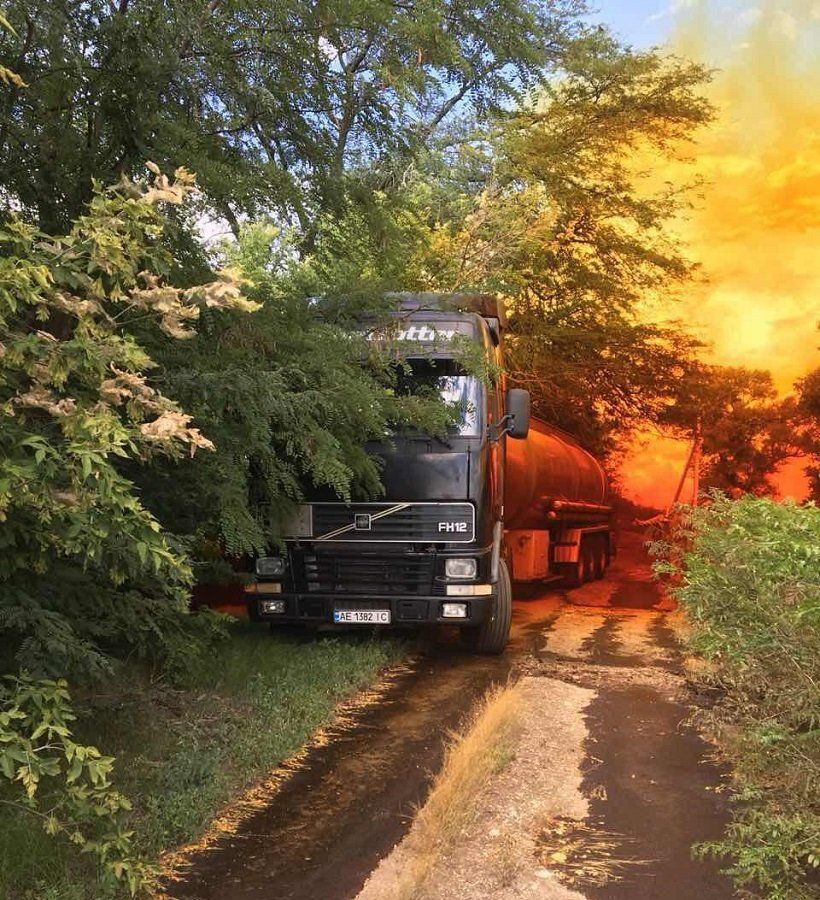 Как накажут перевозчика, разлившего цистерну азотной кислоты под Днепром 1