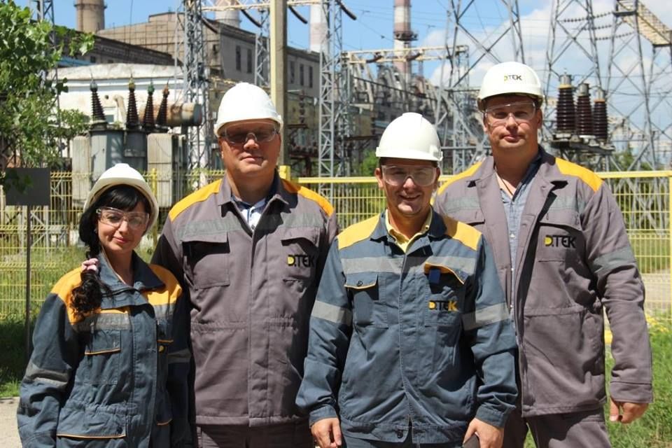 Председатели райсоветов Днепра - Юрий Федько (Самарский райсовет), Артем Тимарев (Соборный райсовет) и Алексей Пермяков (Амур-Нижнеднепровский райсовет) в гостях на Приднепровской ТЭС