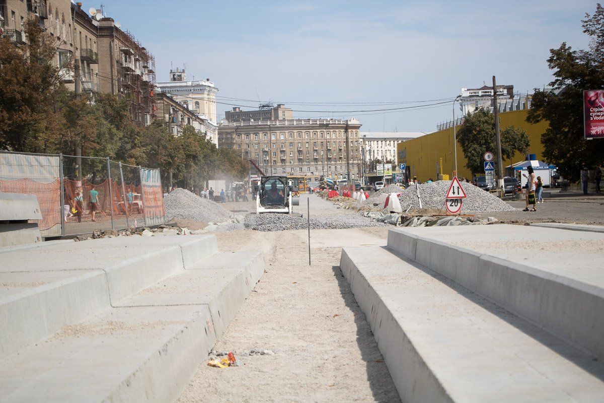 Ремонт улицы Курчатова