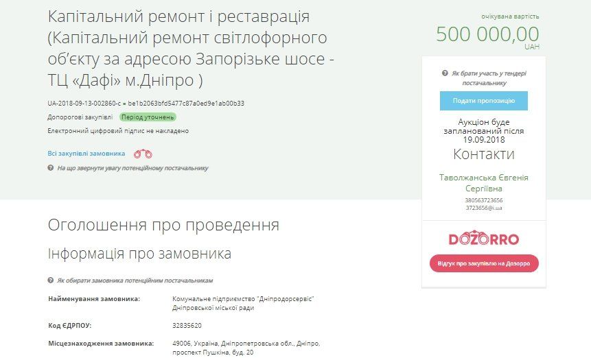 В Днепре на Подстанции за 500 тысяч отремонтируют светофоры 1