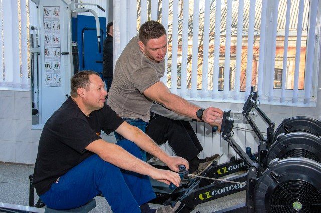 Современное оборудование и тренажеры позволяют бойцам АТО восстановить здоровье в Центре реабилитации.