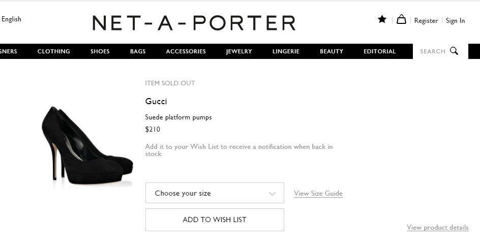 Цена на туфли Юлии Тимошенко упала