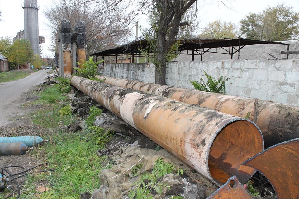 Трубы отопления в Никополе