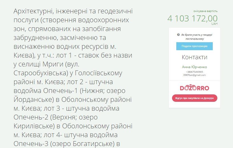 Как в Киеве будут защищать городские озера 1