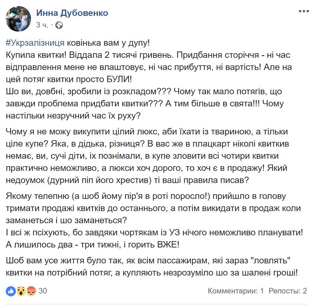 Кто виноват в ажиотаже с онлайн-билетами на поезда в Украине 2