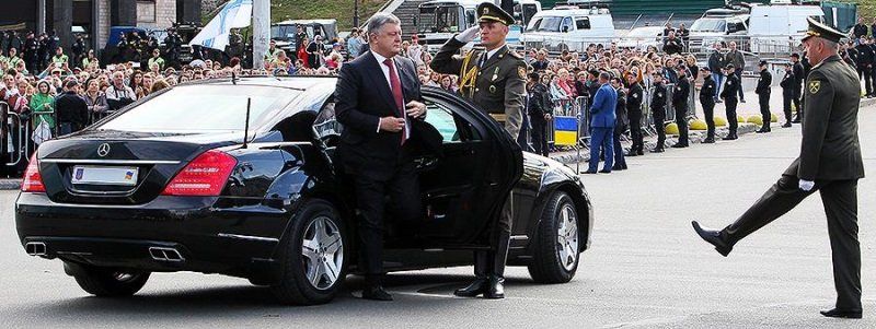 Сколько украинцы заплатили за кортеж Порошенко