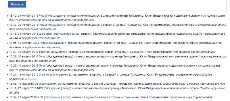 Какие тайны знает Википедия о кандидатах в Президенты Украины 4