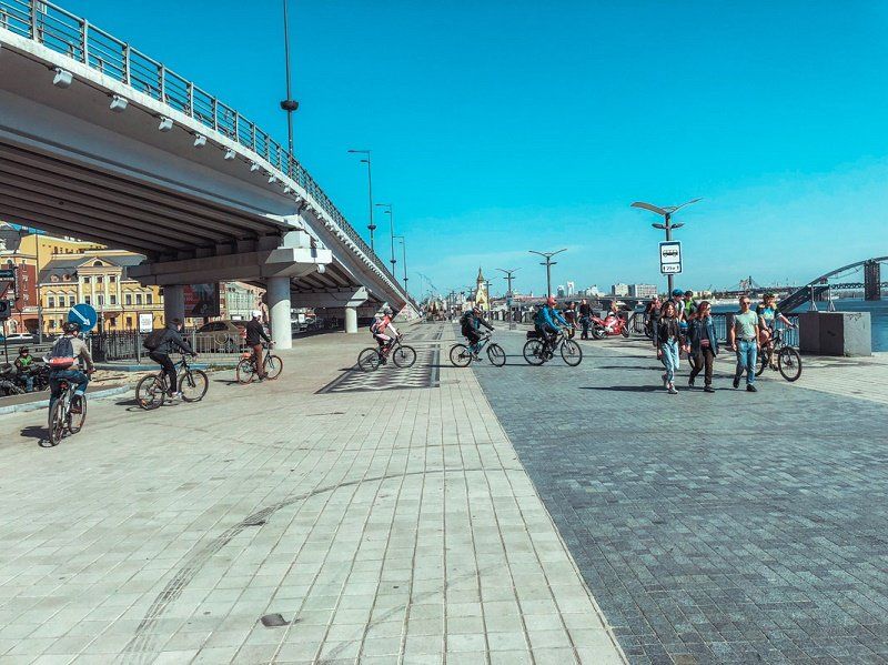 Где в Киеве появится новый велосипедный маршрут 1