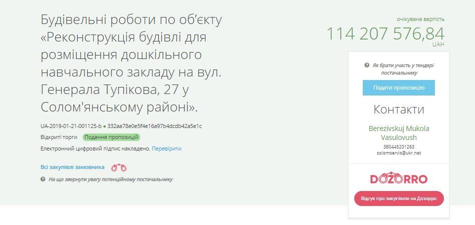 Где в Киеве за 115 миллионов реконструируют гимназию в садик 1