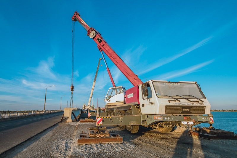 Подготовка к монтажу новой балки. Октябрь 2017
