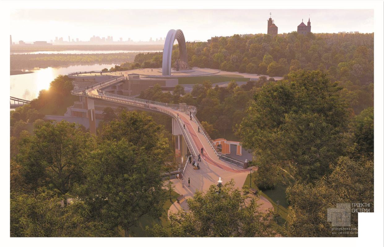 Строительство пешеходного моста в центре Киева обойдется на 160 миллионов дороже 3