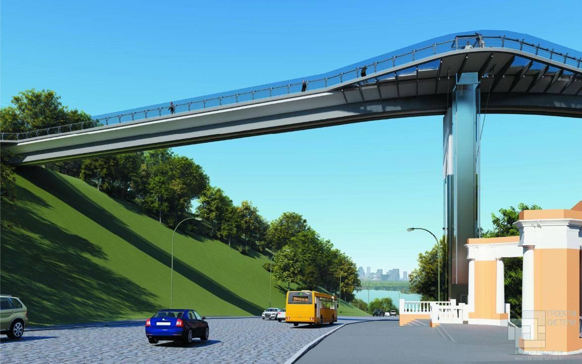 Строительство пешеходного моста в центре Киева обойдется на 160 миллионов дороже 4