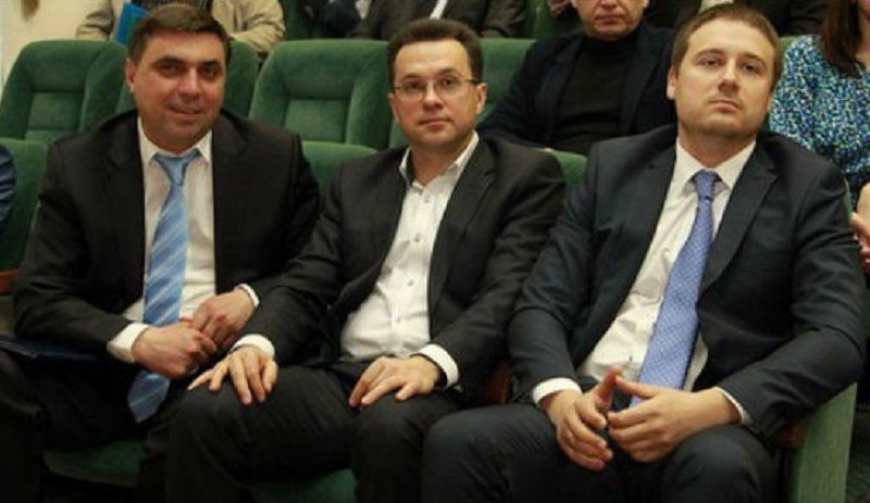 Слева направо – Спасибко, Гудзь, Слончак