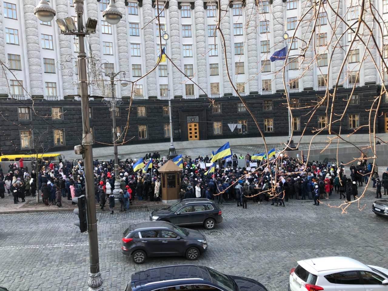 Митинг против нововведений КМУ