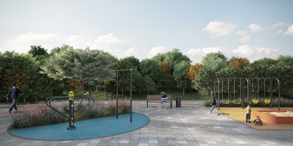 Пешеходная аллея вдоль Запорожского шоссе в Днепре: концепция, презентация, поддержка 4