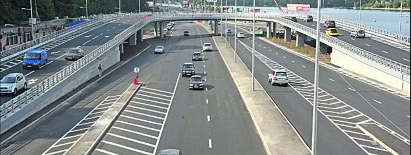 За сколько отремонтируют съезд с Днепровского спуска на Набережное шоссе в Киеве