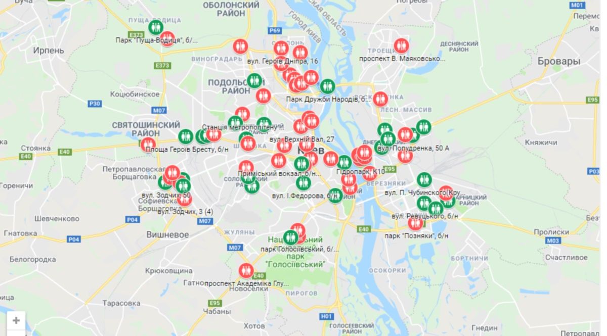 Где по Киеву отремонтируют общественные туалеты за 5,3 миллиона 1