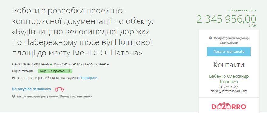 Где в Киеве планируется строительство новой велодорожки с подсветкой 1