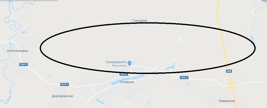 Согласно данным Госгеокадастра, аэропорт собираются разместить где-то здесь