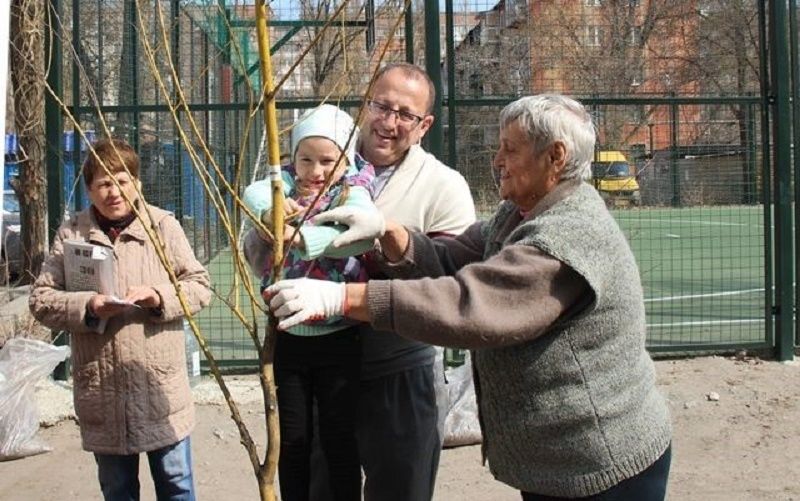 В Днепре высадили уже тысячу деревьев, на очереди - Кленовый сад 5
