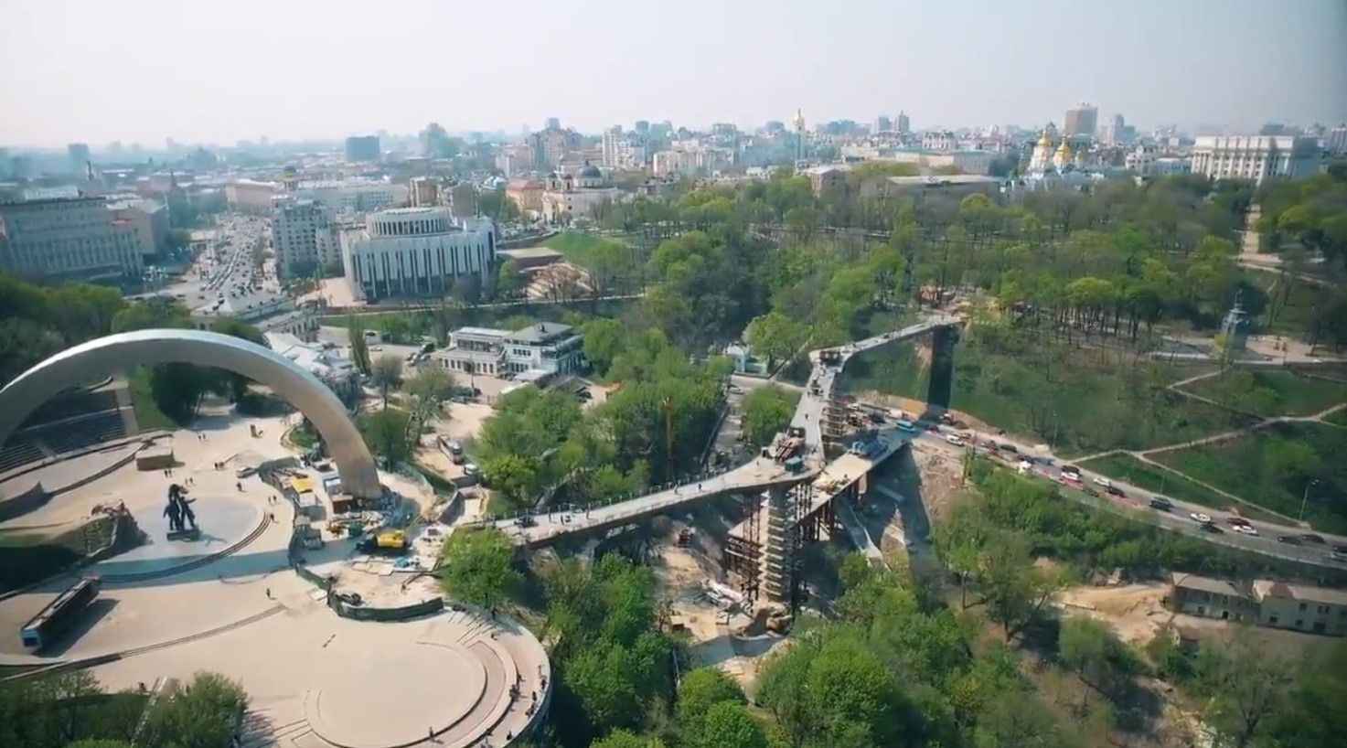 Веломост в Киеве почти построен – что будет дальше и какие здания могут пострадать 5